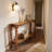 Couch Side Table,Console Table,Entryway Table,2-Tier Foyer Table