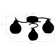 Tsuguko 3-Light 45cm Chrome Silver Semi Flush Mount Ceiling Light