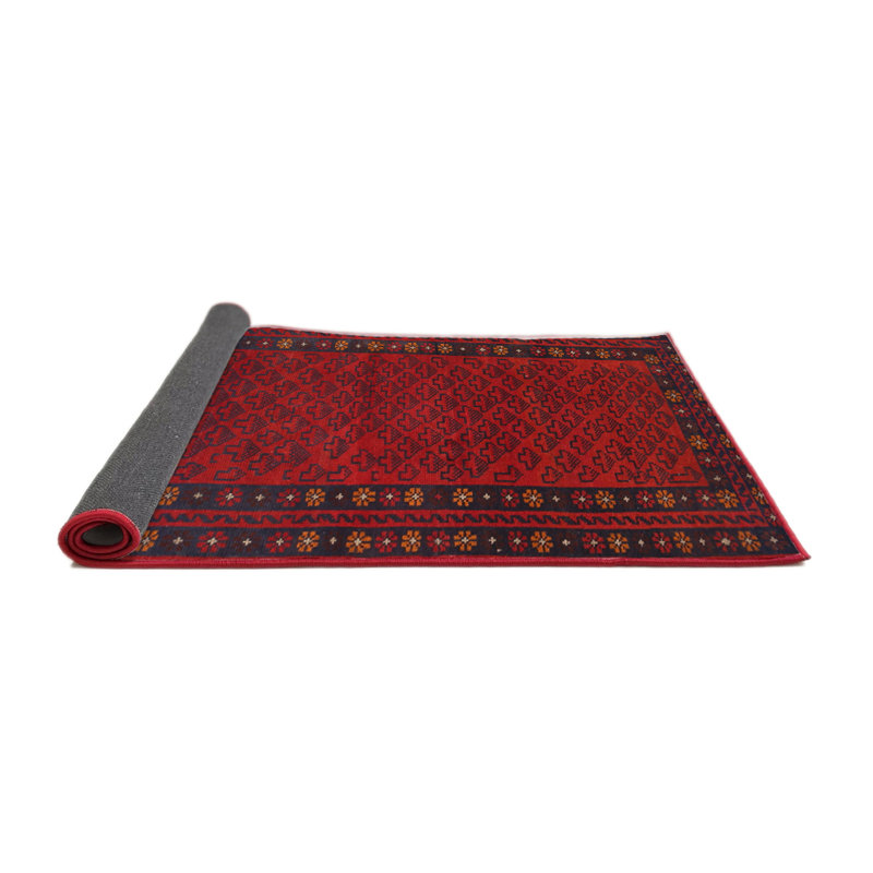 Tapis rouge à motif sud-ouest, Rond 6 pi