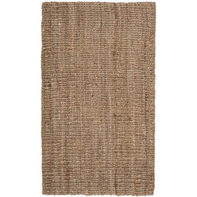 Alda Natural Gray Hand-Woven Jute Rug