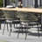 Kiera 8 Seat Rectangular Dining Set in Khaki