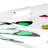 Butterflies Acrylic Square Decorative Tray-124594188-124594187