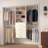 4 Drawer Short Tower Closet Unit, Modular Closet System, Wood Closet System Organizer with Storage for Walk In Closets-1685558154