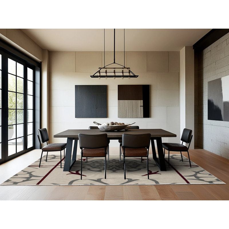 Modern Axis Rug, Rectangle 5' x 8'