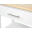 Clio Solid Wood Top Kitchen Cart