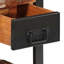 Amijah 35cm W Iron Bedside Table