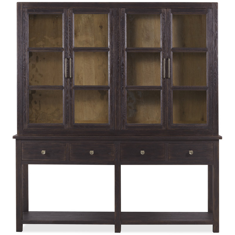 Driftwood Display Sideboard, Black
