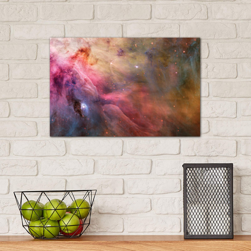 LL Orionis Interacting With the Orion Nebula Flow 1 Piece Wrapped Canvas Painting, 30.48 cm H x 45.72 cm W