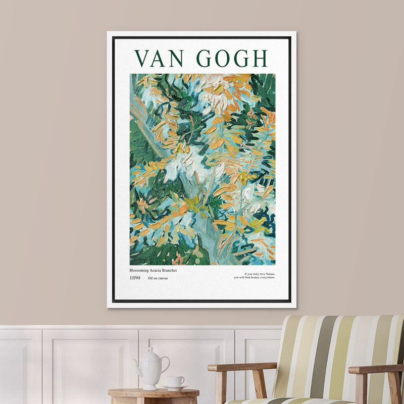 Œuvre d'art classique Van Gogh, Blanc, H 24 po x l 16 po x P 1,5 po