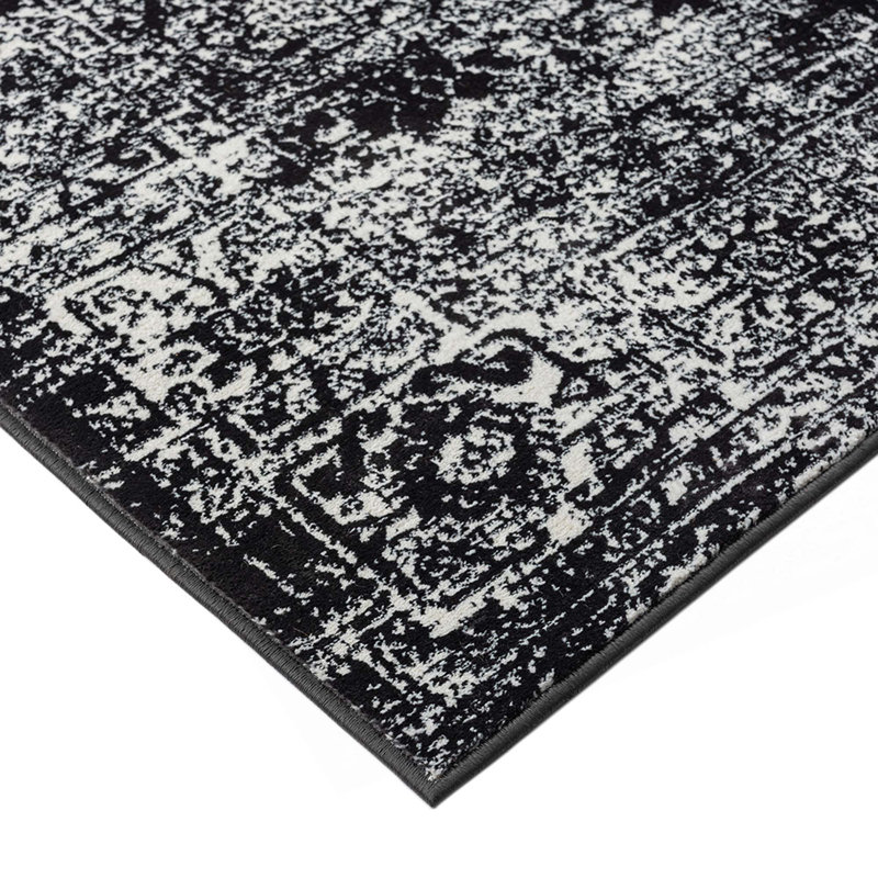 Tapis tissé rétro pour le salon