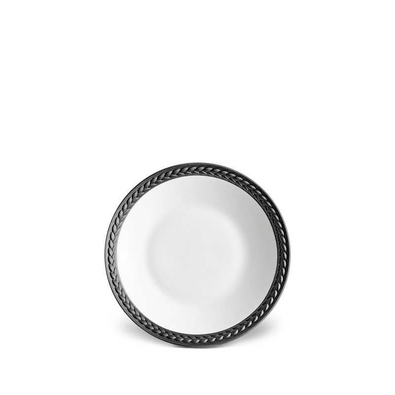 Soie Tressee Black Sauce Dish / Spoon Rest