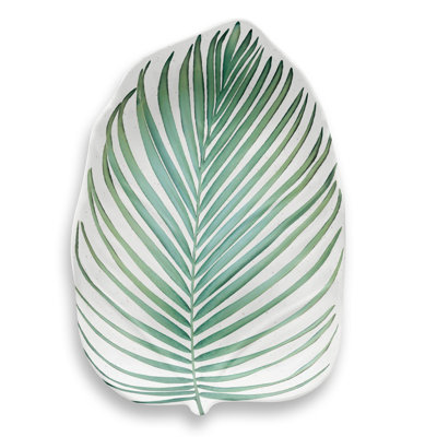 Assiette à salade en mélamine 9" leaf Myrie