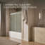 Levity 59.62" x 62" Bypass Bath Door with CleanCoat® Technology-94842338-111117690