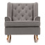 Chaise berçante capitonnée en tissu-63161931