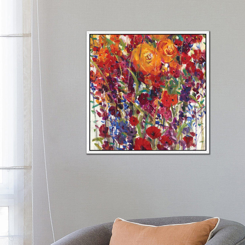 Mixed Bouquet III by Tim OToole - Gallery-Wrapped Canvas Giclée on Canvas, White Framed, 66.04 cm H x 66.04 cm W