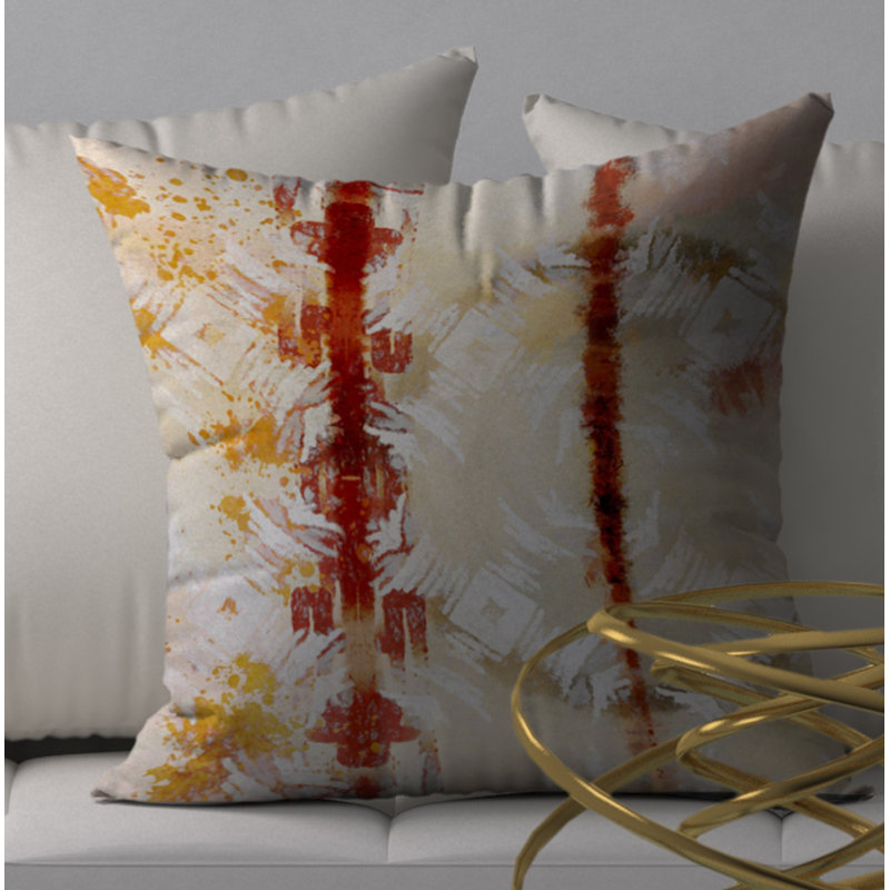 Housse de coussin carrée/insert, 18 po x 18 po