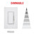 Wynona 3 Light Vanity - Matte Black - Opal White