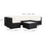 Azrien Wood 6 - Person Modular Patio Conversation Set with Cushions-1401310147