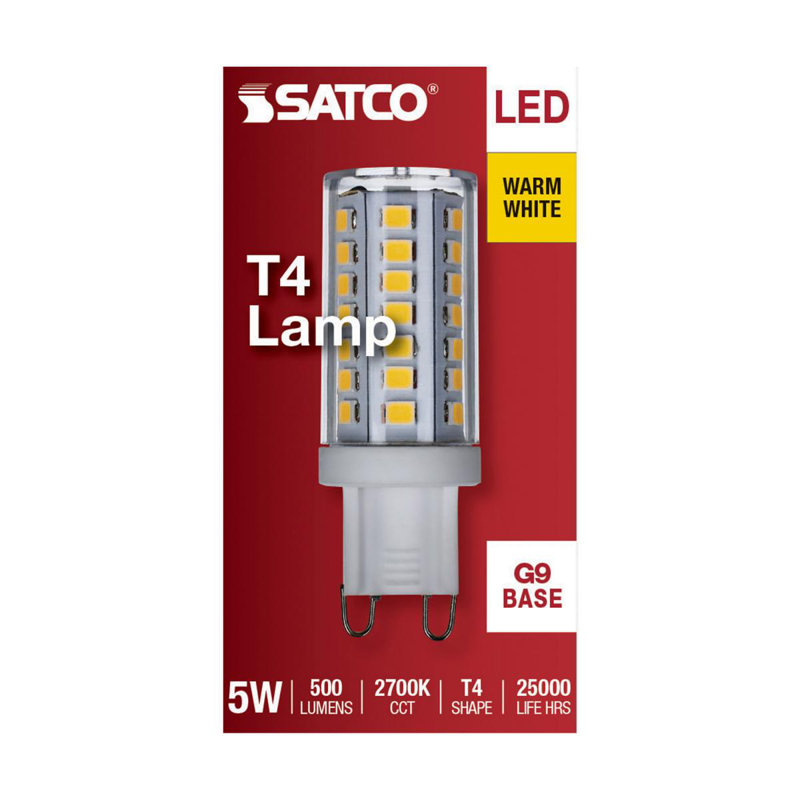 5 Watt Clear LED Bulb, 2700K