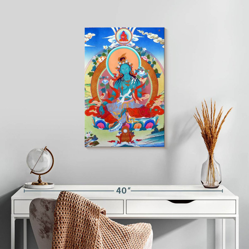 Adella Tibetan Thangka, 24" H x 16" W