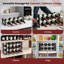 Support à vin empilable pour 4 bouteilles - Support à vin compact en métal pour comptoir