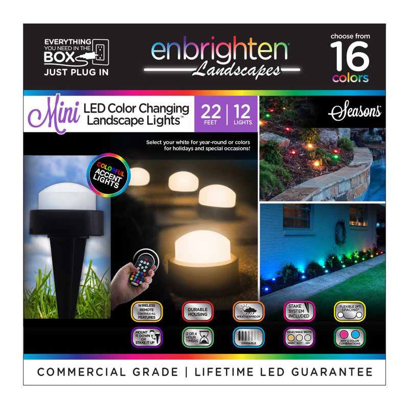 Mini lumières rondes à DEL 22 pi