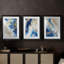ABSTRACT Series CDXII - Impression encadrée sur mesure de qualité supérieure - 3 pièces-1460282843-1460282845
