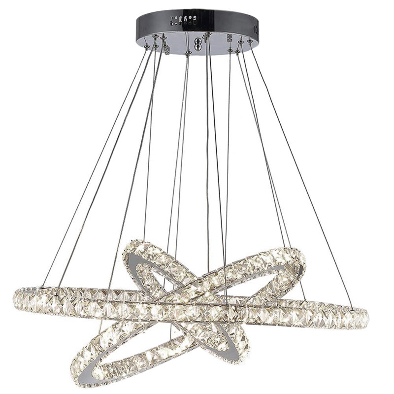 Lustre à niveaux unique à 3 lumières Aralda