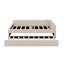 Lit plateforme tapissier avec port USB et lit gigogne simple-94375233