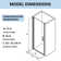 32-33 3/8 in.W x 72 in.H Pivot Frameless Glass Shower Door