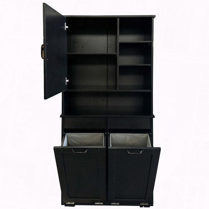 Armoire de buanderie avec portes