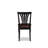 3 Piece Modern Dining Table Set Contains a Round Wooden Table with Dropleaf and 2 Faux Leather Kitchen Dining Chairs, 42x42 Inch, Black & Cherry-538234534-538234533