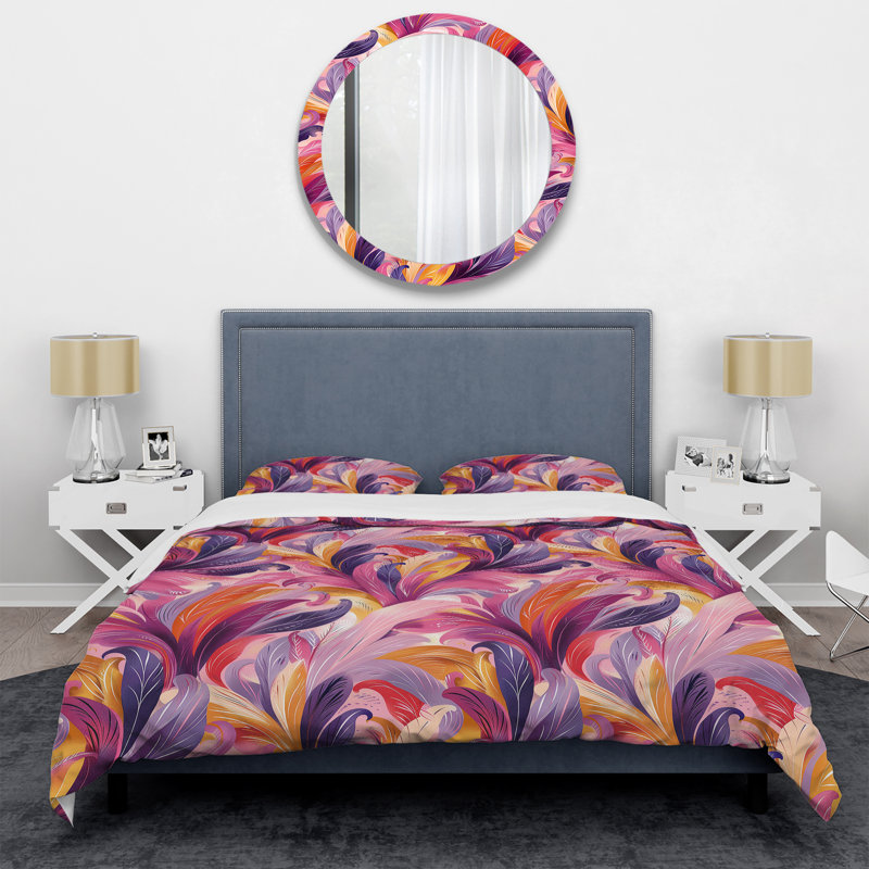 Ensemble de housse de couette Modern, Housse de couette simple et deux taies décorative