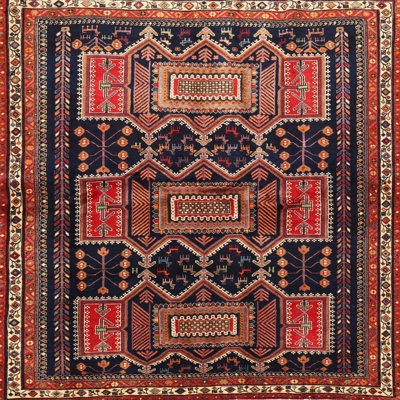Tapis marron / noir Southwestern