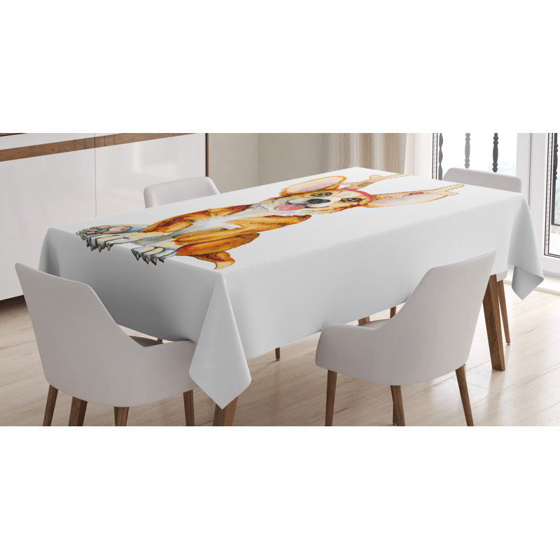 Puppy Tablecloth, 90" x 60"