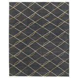 Archloop Geometric Area Rug in Gray/White/Yellow