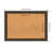 Intaglio Wall Cork Small Bulletin Board