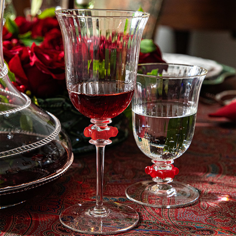 Nell Ruffle Wine Glass