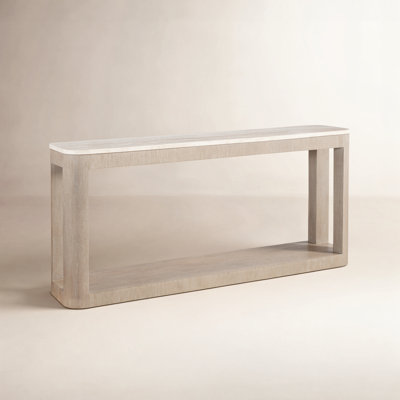 Loggia 68'' Stone Console Table