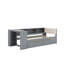 Lit plateforme simple avec tablettes, tiroirs et tête de lit tapissier-2025962932-2025962935