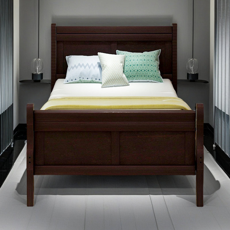 Lit plateforme Wood, Espresso