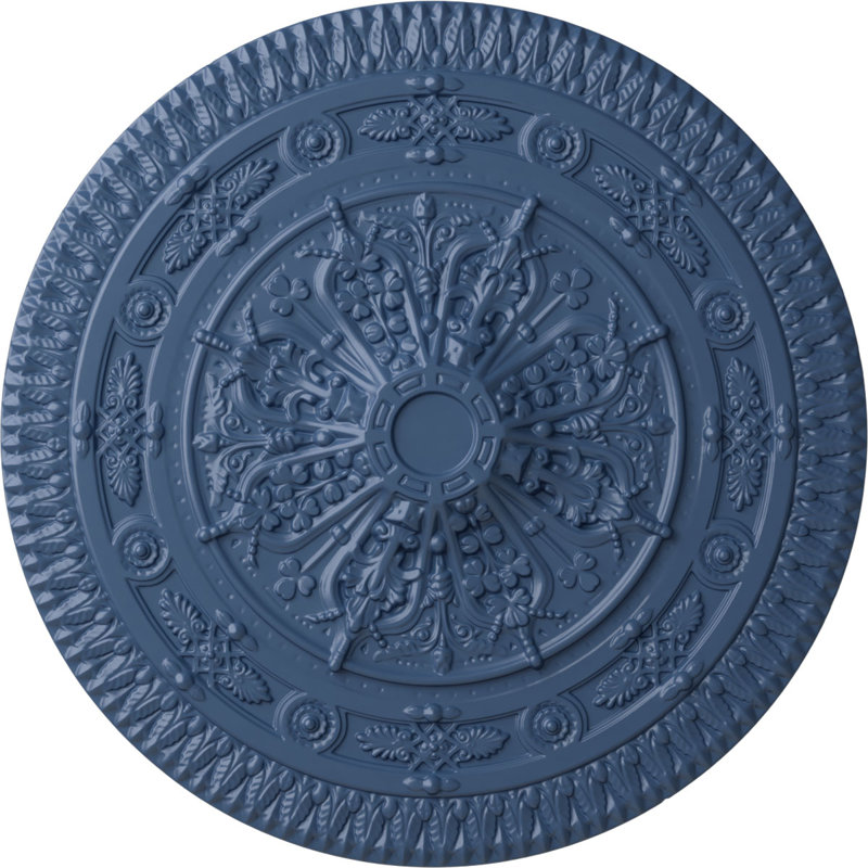 Médaillon de plafond de 37 1/2 po de diamètre extérieur x P 3 3/8 po (convient aux auvents jusqu'à 3 3/8 po), Americana