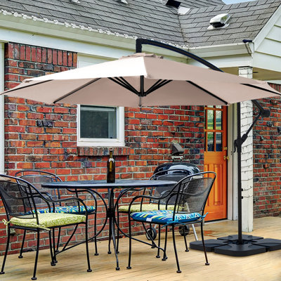 Hawkinsville 120'' Cantilever Umbrella