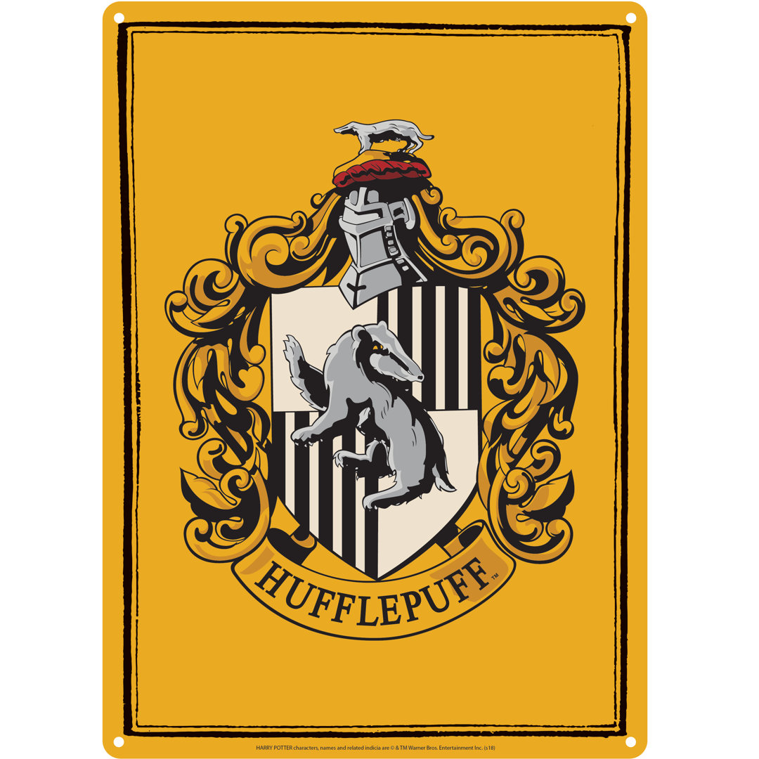 Blechschild klein - Harry Potter (Hufflepuff)