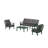 Prairie 4 Piece Sofa Seating Group with Cushions-88752907-131209779