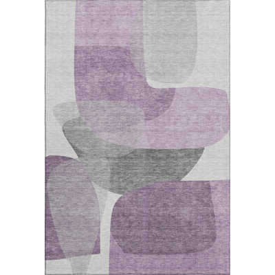 Premium Machine Washable Mayfield AMF2121 Blocks Rug