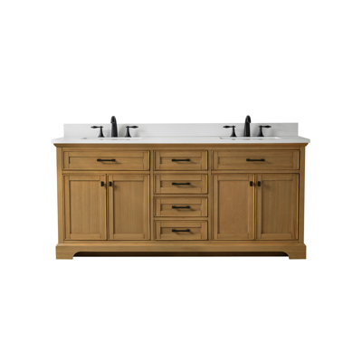 Ensemble de meuble-lavabo double 72 po Zoila