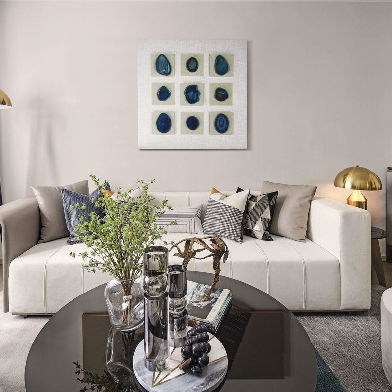 Handmade Abstract Wall Decor on Stone