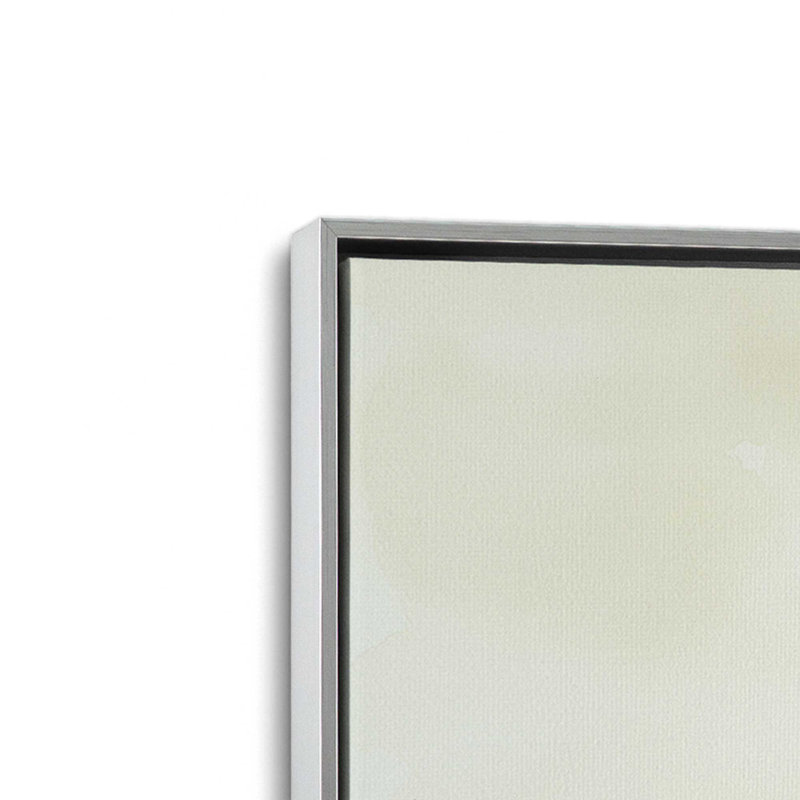 Toile roulée Skyward Silhouettes, Cadre en chrome poli, H 8,75 po x l 12,75 po x P 1,75 po