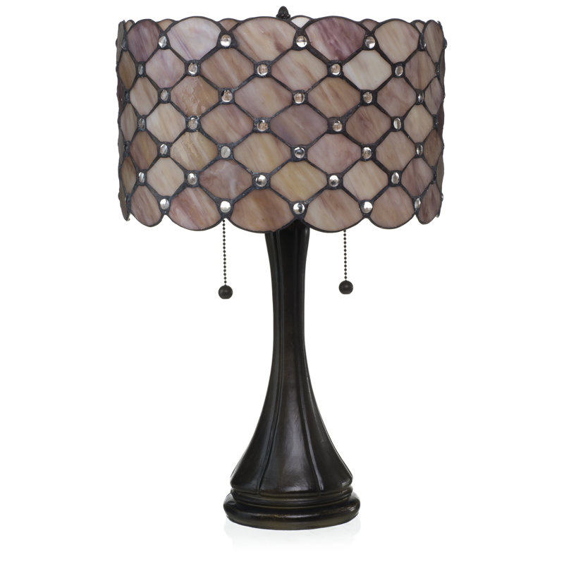 Arietta Metal Table Lamp, Rose